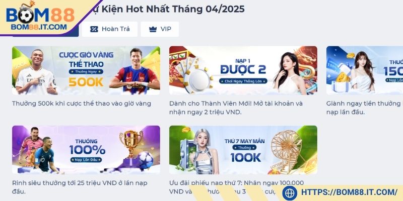 Thao tác nhận thưởng từ khuyến mãi thành công nhanh chóng